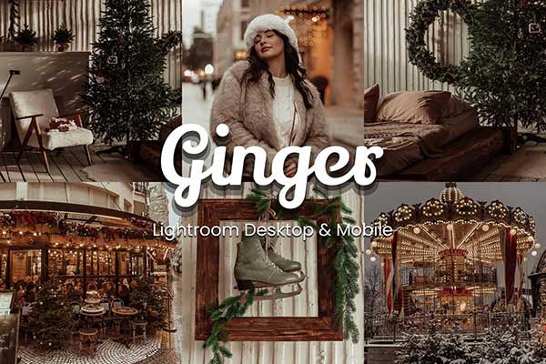 30种暖调节日摄影调色LUTs预设 3dMotional – 30 Ginger Lightroom and Lut Bundle
