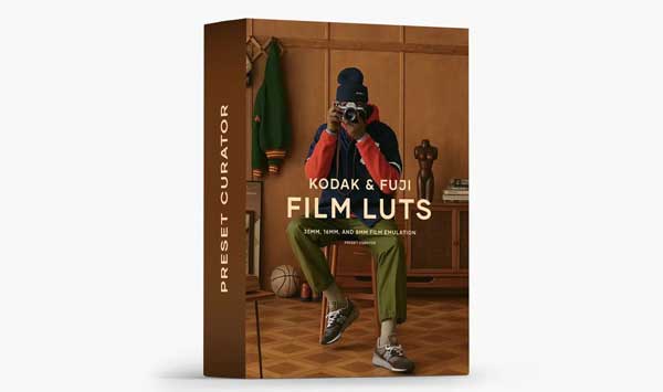550款电影胶片质感调色LUTs预设包 Preset Curator – Film Emulation LUTs and Power Grades Pack