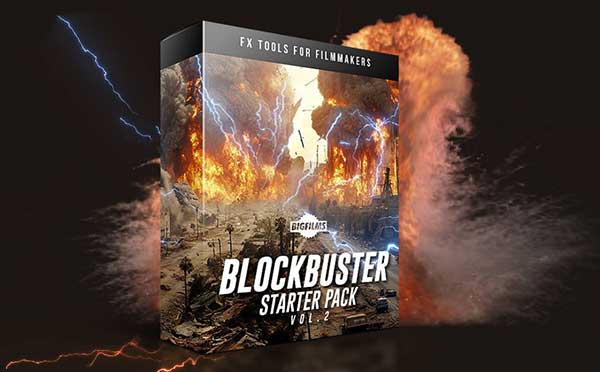 220+影视级魔法风暴火焰闪电激光流星特效视频素材含540+音效素材 Bigfilms – Blockbuster Starter Pack V2