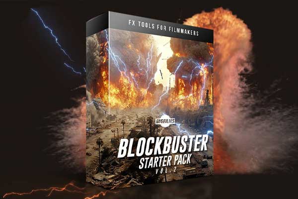 220+影视级魔法风暴火焰闪电激光流星特效视频素材含540+音效素材 Bigfilms – Blockbuster Starter Pack V2