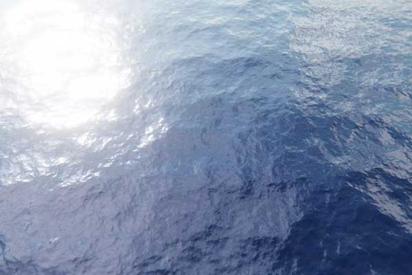 海洋海面动画贴图纹理动态水波纹贴图纹理 Animated Water Texture Texture