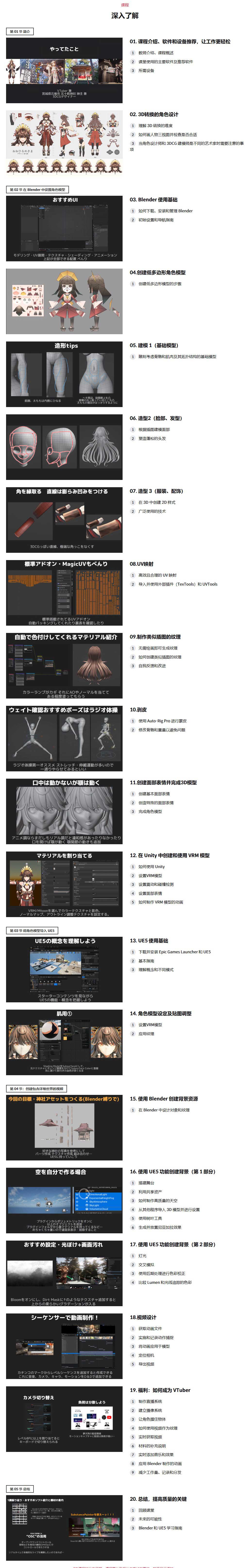 Blender/UE5全流程3D角色世界观动画高级制作教程(中英文字幕) Coloso – Creating 3D Characters and Worldviews with Blender and UE5