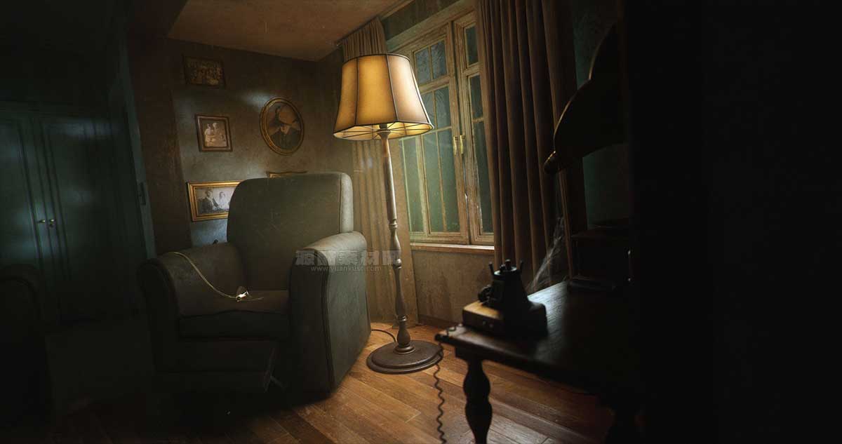 Blender惊悚恐怖之屋场景3D模型 KitBash3D – House of Horror