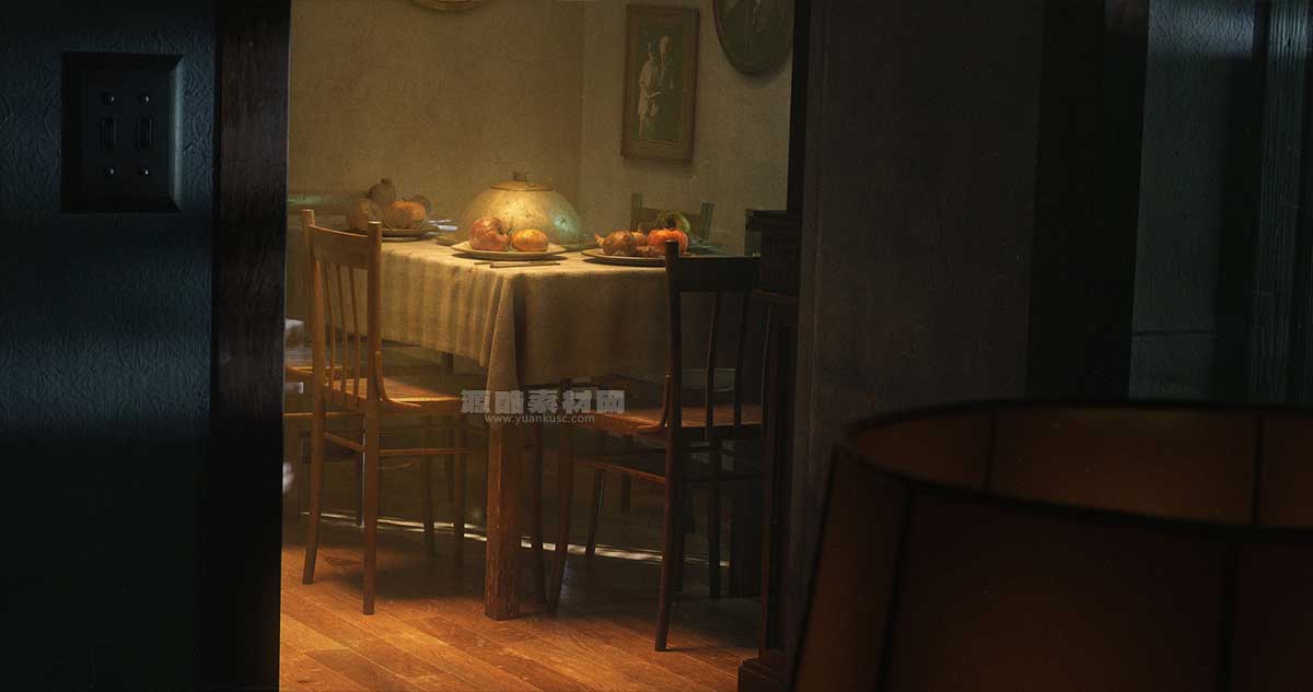 Blender惊悚恐怖之屋场景3D模型 KitBash3D – House of Horror