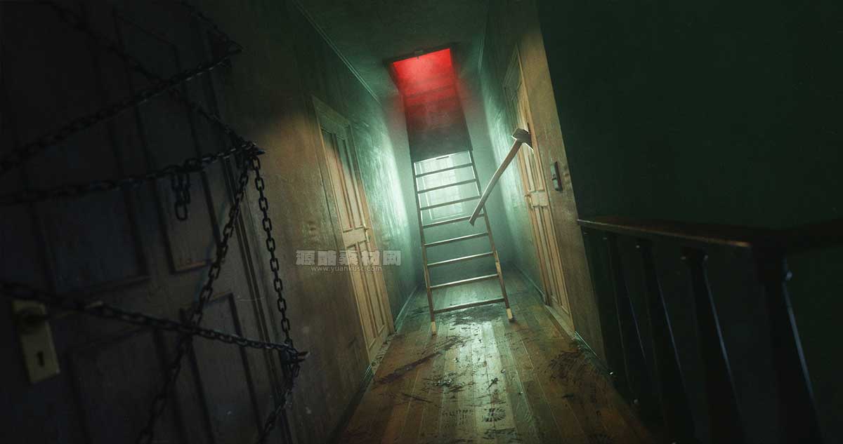 Blender惊悚恐怖之屋场景3D模型 KitBash3D – House of Horror