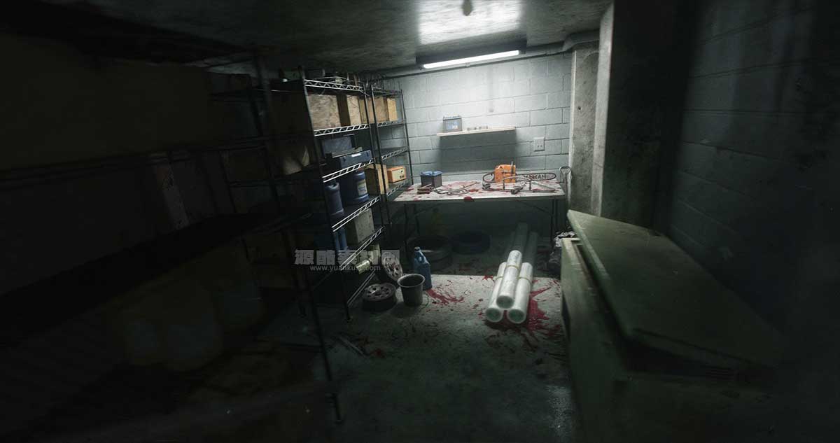 Blender惊悚恐怖之屋场景3D模型 KitBash3D – House of Horror