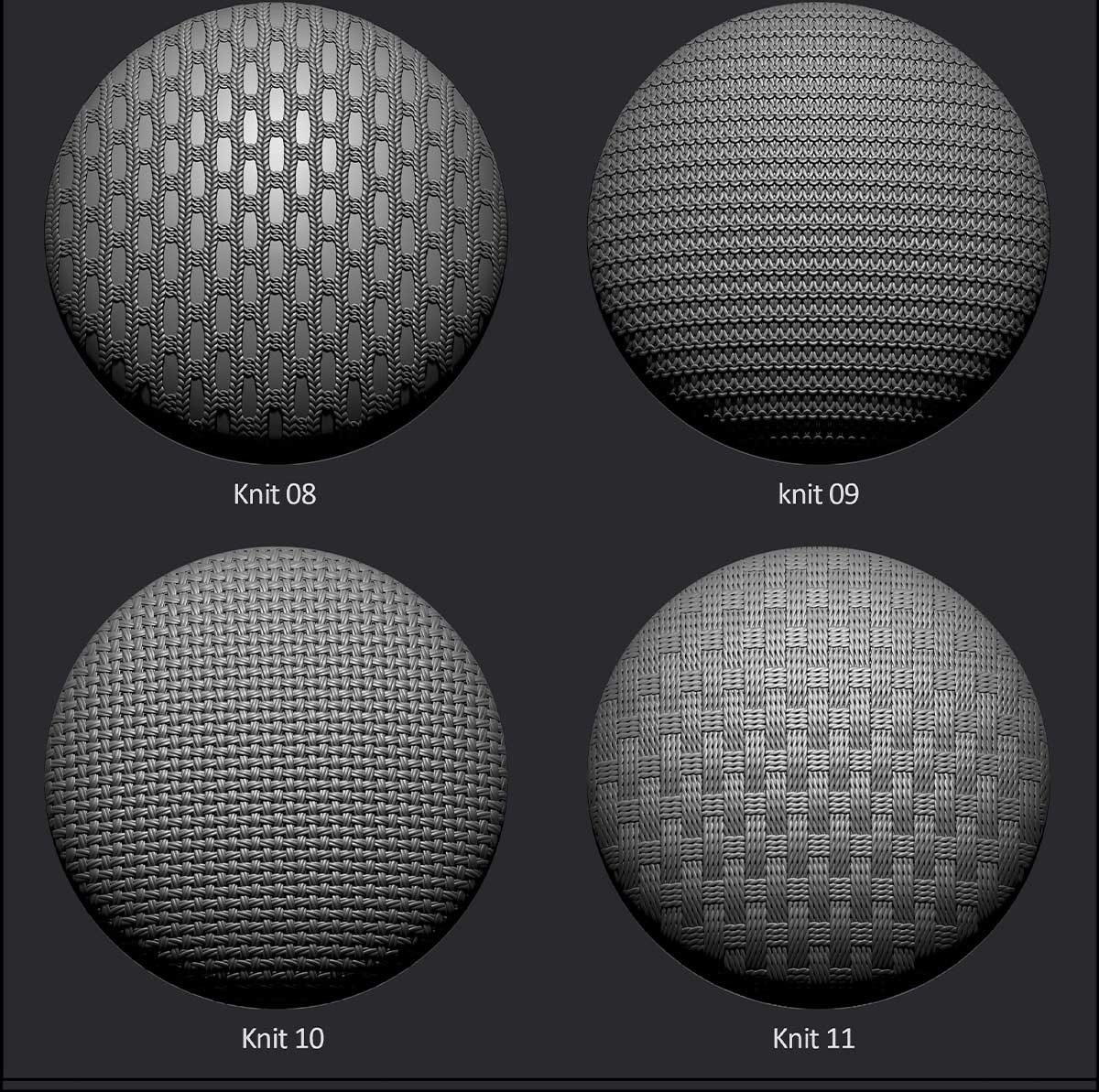 45个4K无缝布料织物面料凹凸纹理贴图材质