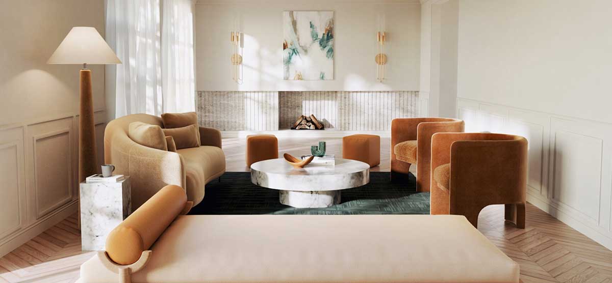 42个GSG灰猩猩室内客厅家具3D模型(FBX通用格式)