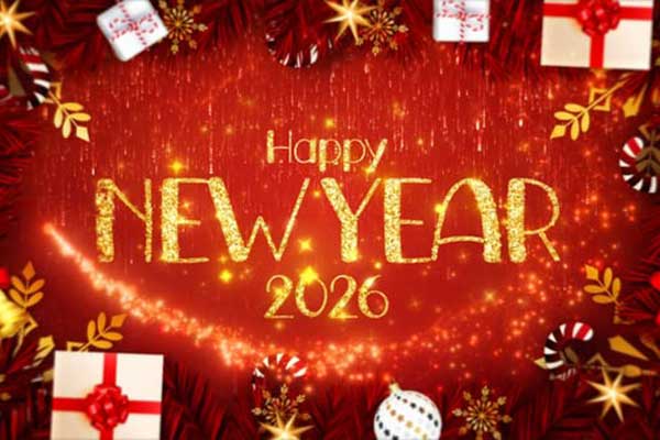 AE2026新年倒计时开场动画模板(含音乐素材) 2026 New Year’s Eve Elegant Countdown