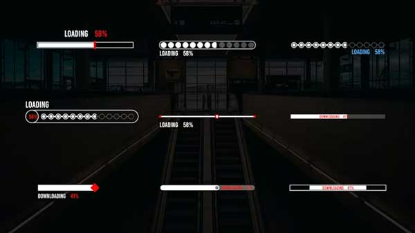 达芬奇5款进度条加载循环动画模板 Progress Bar Pack V1–V4 + Infinite Loaders