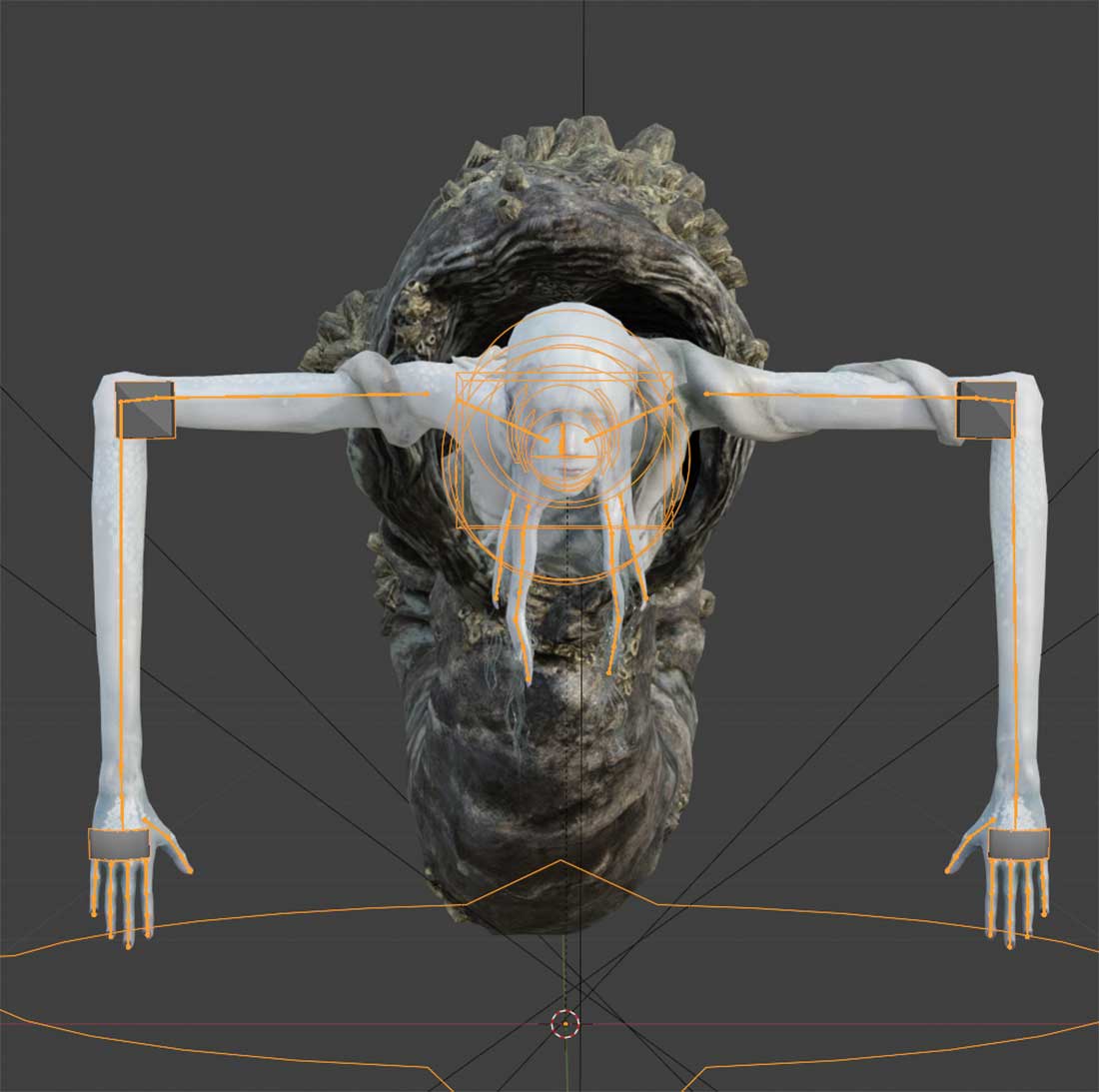 Blender血源诅咒游戏恐怖角色3D模型资产 Bloodborne Characters Collection