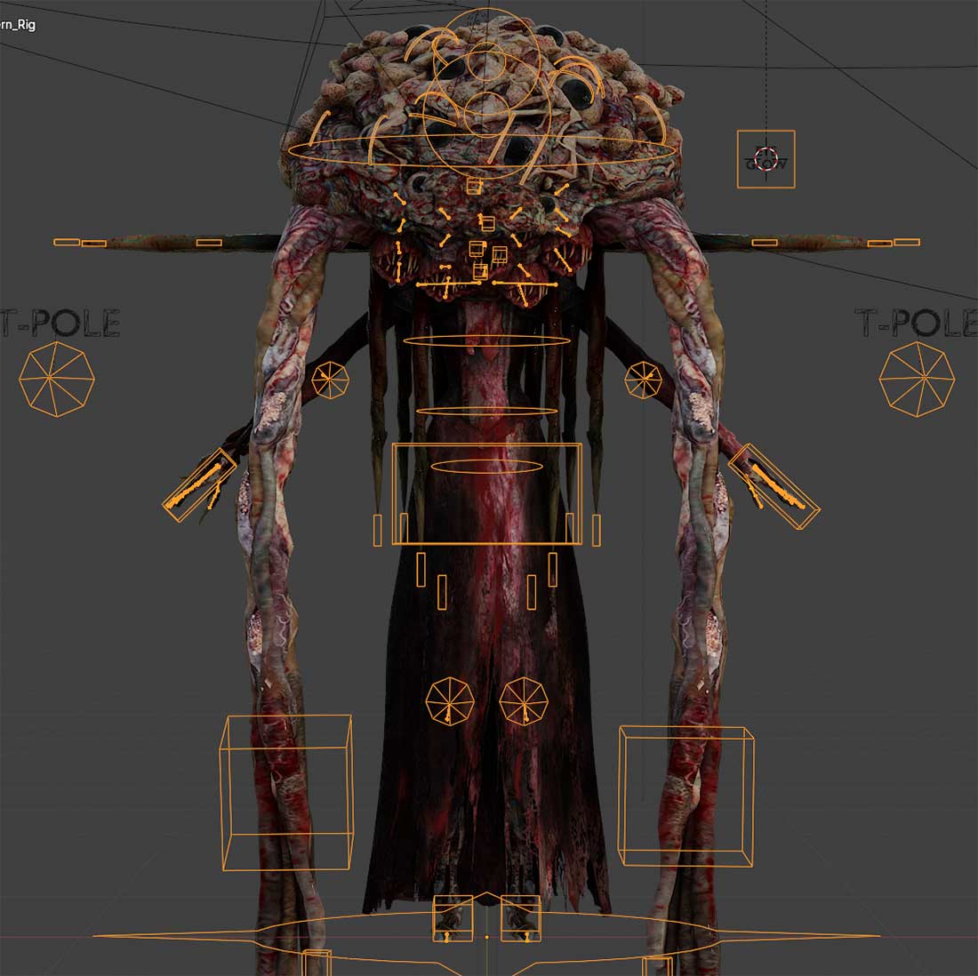 Blender血源诅咒游戏恐怖角色3D模型资产 Bloodborne Characters Collection