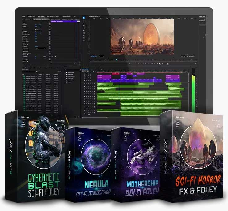 3700组12套全新影视后期科幻氛围和拟音音效素材包 Ghosthack x Boom Library Sound FX & Foley Bundle