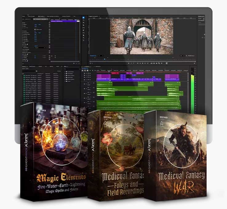 3700组12套全新影视后期科幻氛围和拟音音效素材包 Ghosthack x Boom Library Sound FX & Foley Bundle