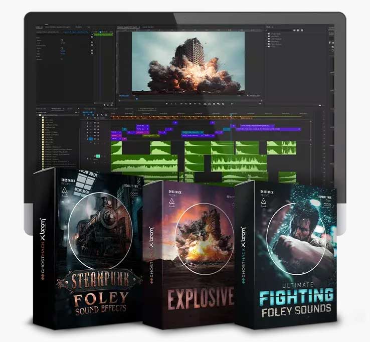 3700组12套全新影视后期科幻氛围和拟音音效素材包 Ghosthack x Boom Library Sound FX & Foley Bundle