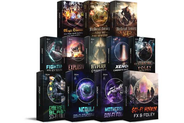 3700组12套全新影视后期科幻氛围和拟音音效素材包 Ghosthack x Boom Library Sound FX & Foley Bundle