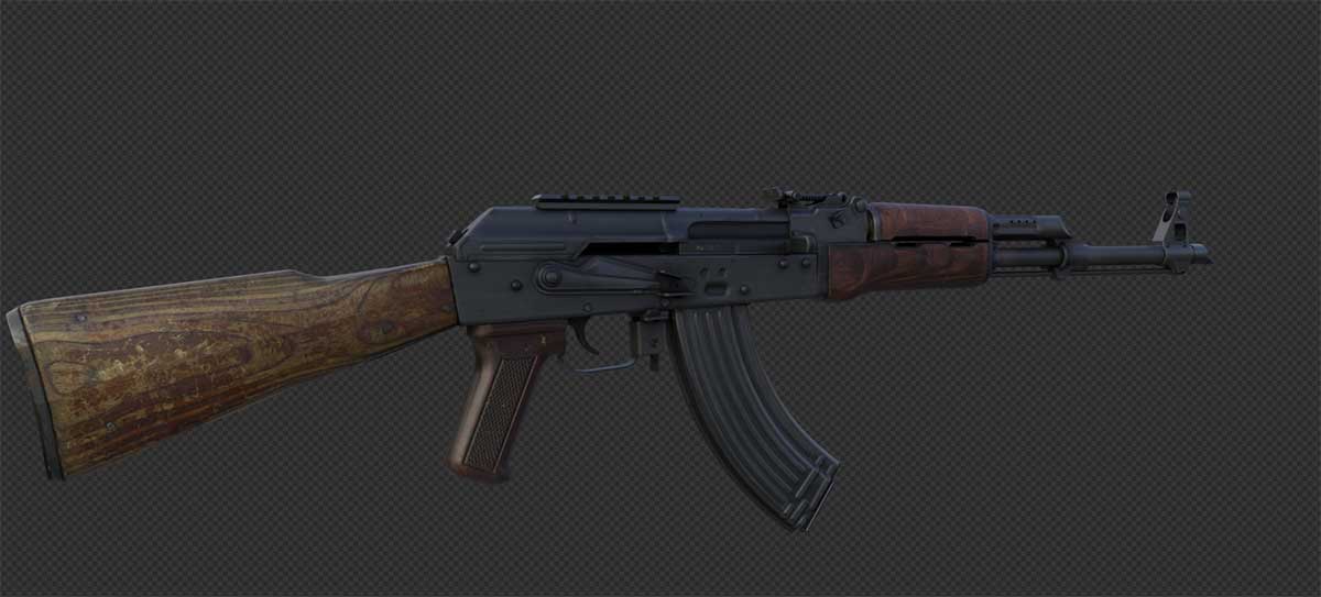 Blender使命召唤:黑色行动冷战游戏中的3D武器模型资产 Cold war Weapons asset library