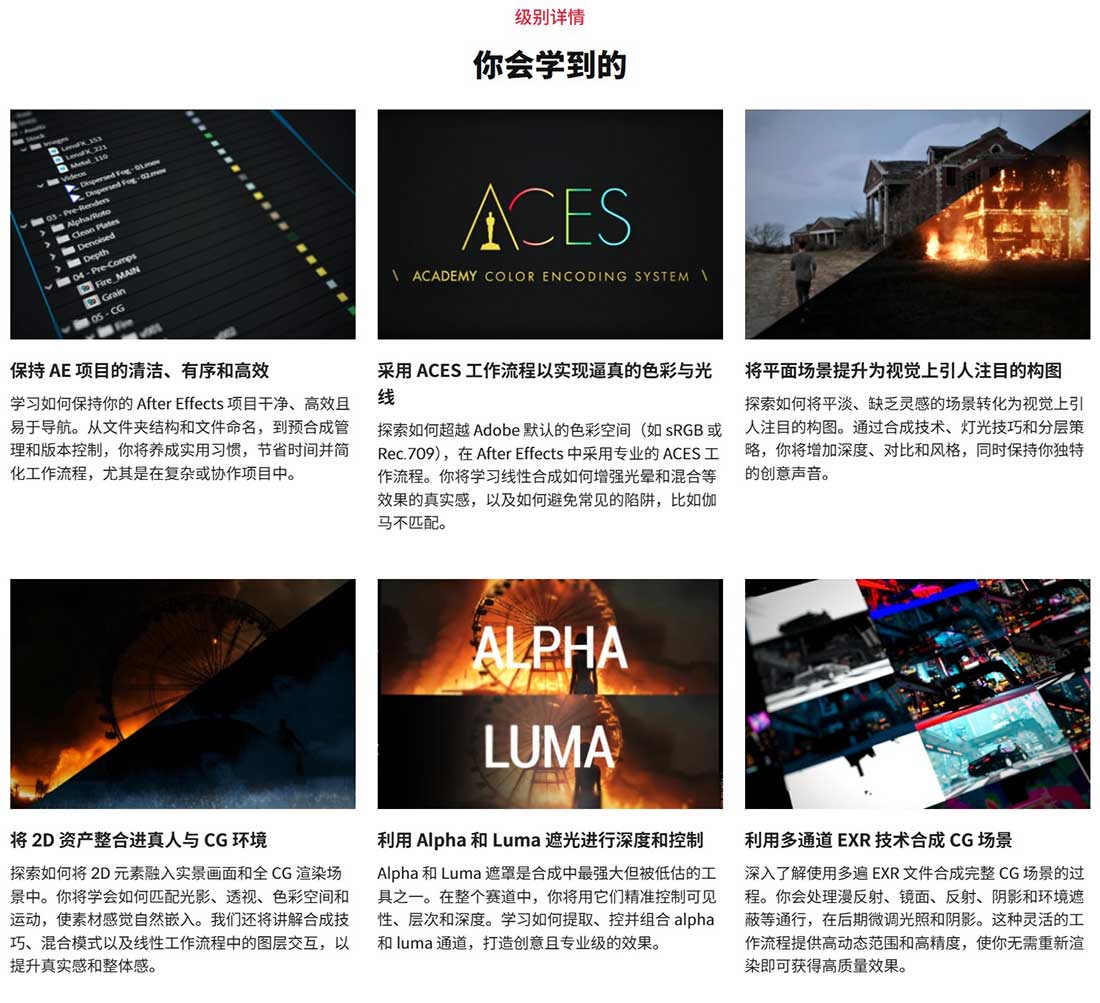 AE电影级特效合成视觉效果进阶视频教程包含素材工程文件(中文配音+字幕) Coloso-The Art of Cinematic Compositing in After Effects