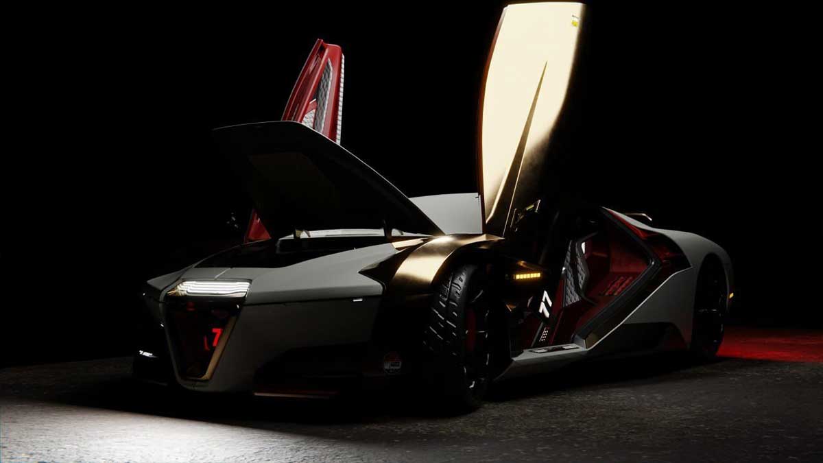 Blender赛博朋克2077汽车模型3D模型合集 Cyberpunk 2077 Cars Collection