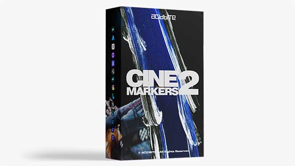 视频素材-105个胶片划痕穿孔动画4K视频素材 AcidBite – Cinemarkers 2