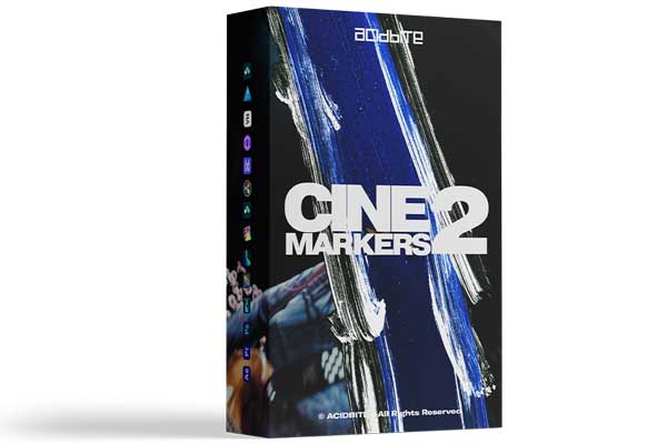 视频素材-105个胶片划痕穿孔动画4K视频素材 AcidBite – Cinemarkers 2