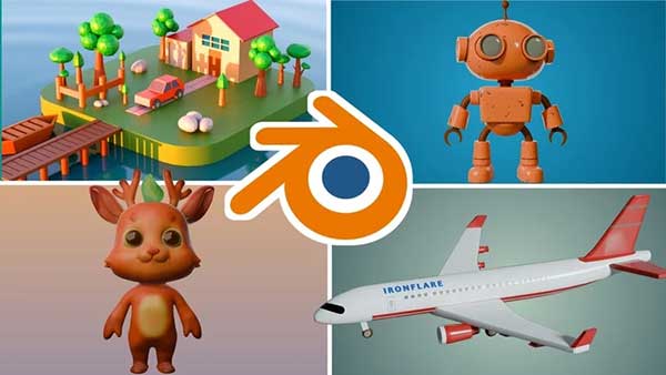 Blender零基础入门3D建模雕刻纹理贴图教程(中英文字幕) Getting Started With Blender (Begginers to Pro Level Guide)