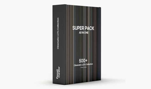 500+高质量电影风格调色LUTS预设 Presetcurator – Super Pack Cinematic LUT Collection