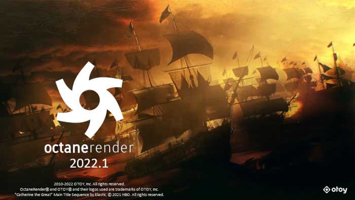 C4D渲染器-OC2022.1渲染器一键安装永久免费破解版中文汉化支持C4D 21/23/25/26/2023