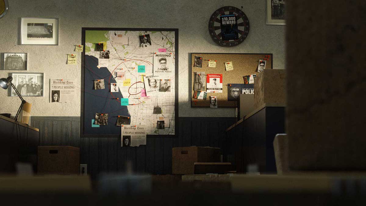 现代警察局模型警局室内环境3D模型资产(C4D,Blend,FBX) KitBash3D – Police Dept