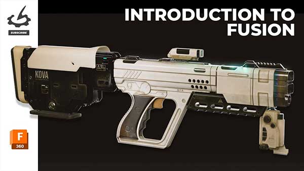 Fusion枪械硬表面设计与渲染基础入门教程(中英文字幕) The Gnomon Workshop – Introduction to Fusion