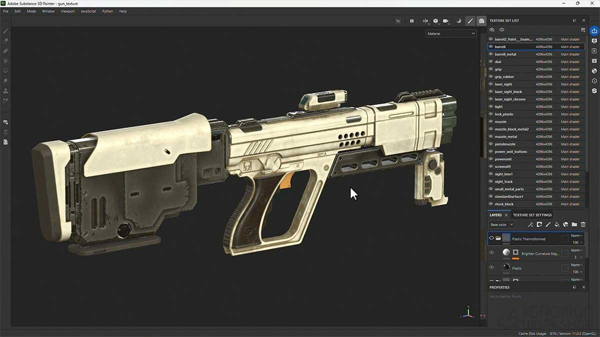 Fusion枪械硬表面设计与渲染基础入门教程(中英文字幕) The Gnomon Workshop – Introduction to Fusion
