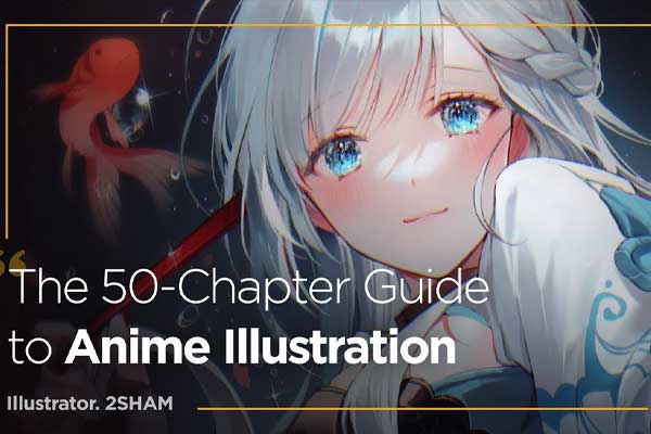 CSP/PS二次元动漫风格人物角色插画绘画教程(中英字幕) ColosoThe-50-Chapter Guide to Anime-Style Illustration