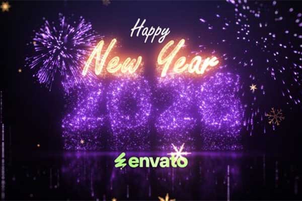 AE 2026新年跨年庆典开场动画模板 2026 New Year Celebration Opener