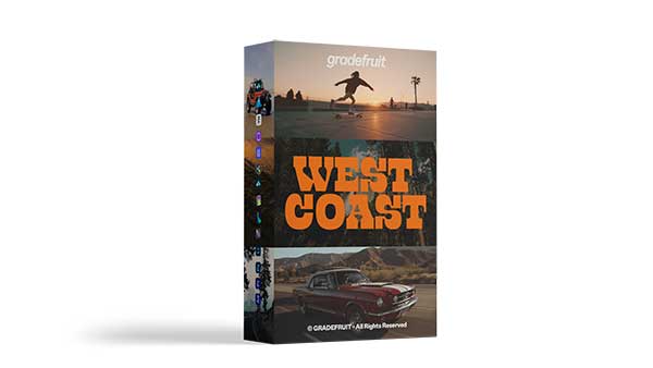 14种海岸日落温暖色彩调色LUTS+LR预设 GradeFruit – West Coast