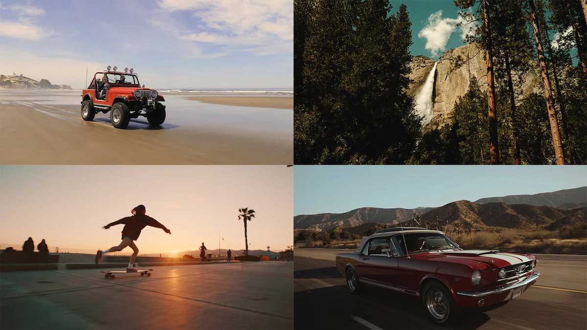 14种海岸日落温暖色彩调色LUTS+LR预设 GradeFruit – West Coast