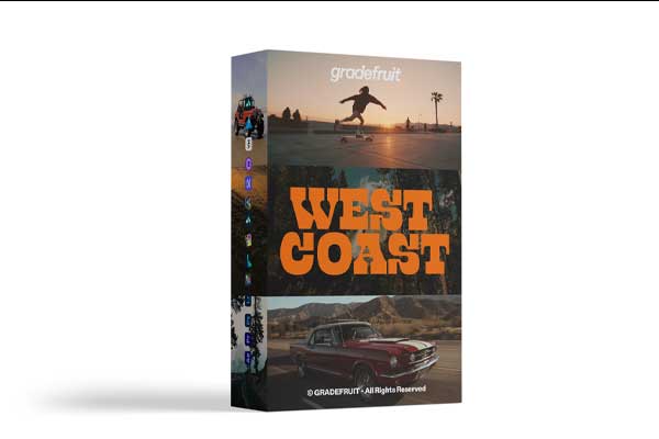 14种海岸日落温暖色彩调色LUTS+LR预设 GradeFruit – West Coast