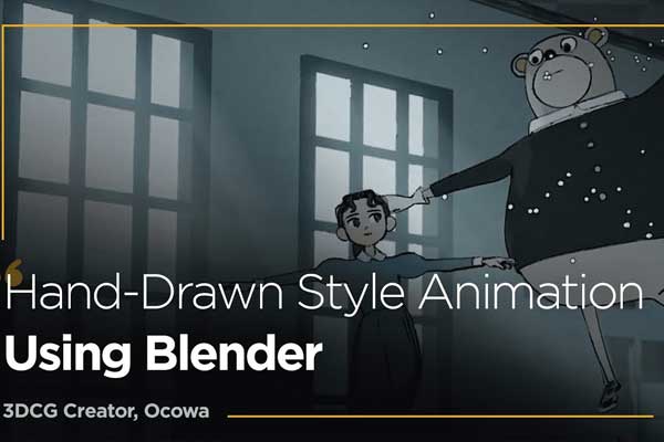 (中文字幕)Blender手绘卡通赛璐璐风格角色建模绑定动画课程