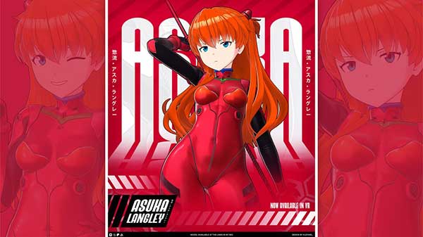 Asuka Langley角色模型下载 T Pose+多套服装+VRM(Blender,Unity,VRM)