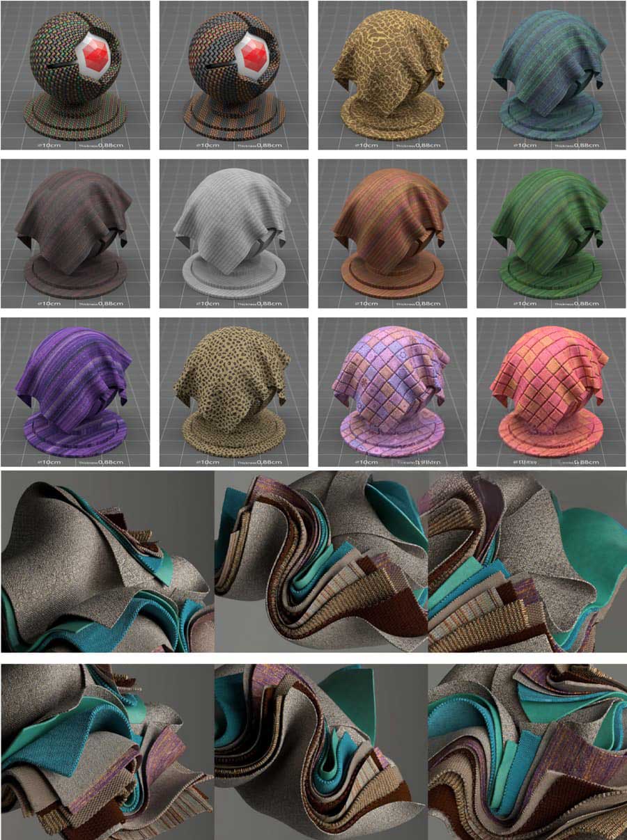 4套600多个RS材质贴图预设合集