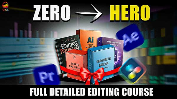 AE和PR入门到精通视频剪辑教程(Ai精翻中文字幕) Zero to Hero: Full Detailed Video Editing Course