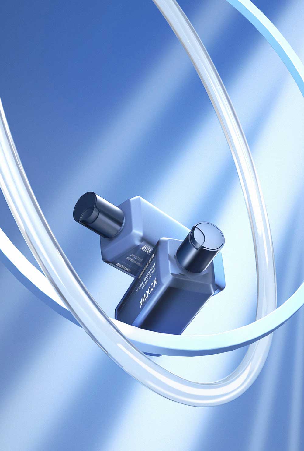 C4D护肤品美妆产品OC渲染工程洗面奶3D模型