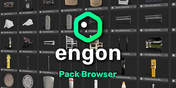 Blender免费开源资产浏览管理器插件 Engon v1.8.0