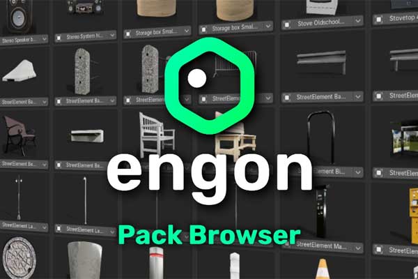 Blender免费开源资产浏览管理器插件 Engon v1.8.0