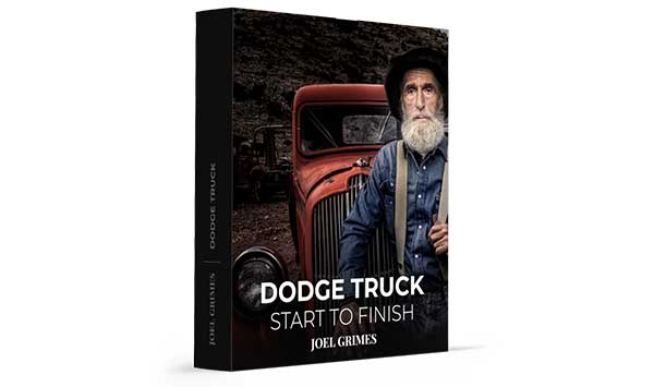 电影感戏剧性肖像单灯混合光摄影教程 Joel Grimes-Dodge Truck Start to Finish