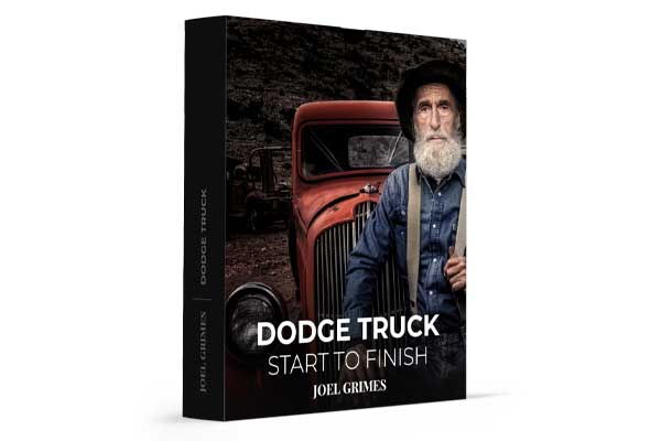 电影感戏剧性肖像单灯混合光摄影教程 Joel Grimes-Dodge Truck Start to Finish
