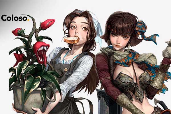 CSP动漫角色人物人体部位素描插画上色绘画教程(中文字幕) Coloso – Heo Sung Moo – Dynamic and Stylish Character Design Course