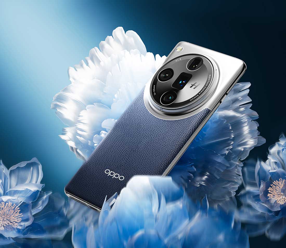 C4D手机产品花朵场景OC渲染工程oppo手机3D模型