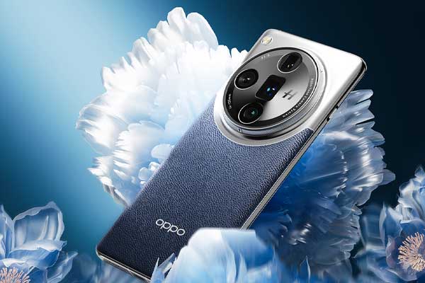 C4D手机产品花朵场景OC渲染工程oppo手机3D模型