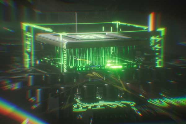 C4D科技风光线光效HUD场景OC渲染工程