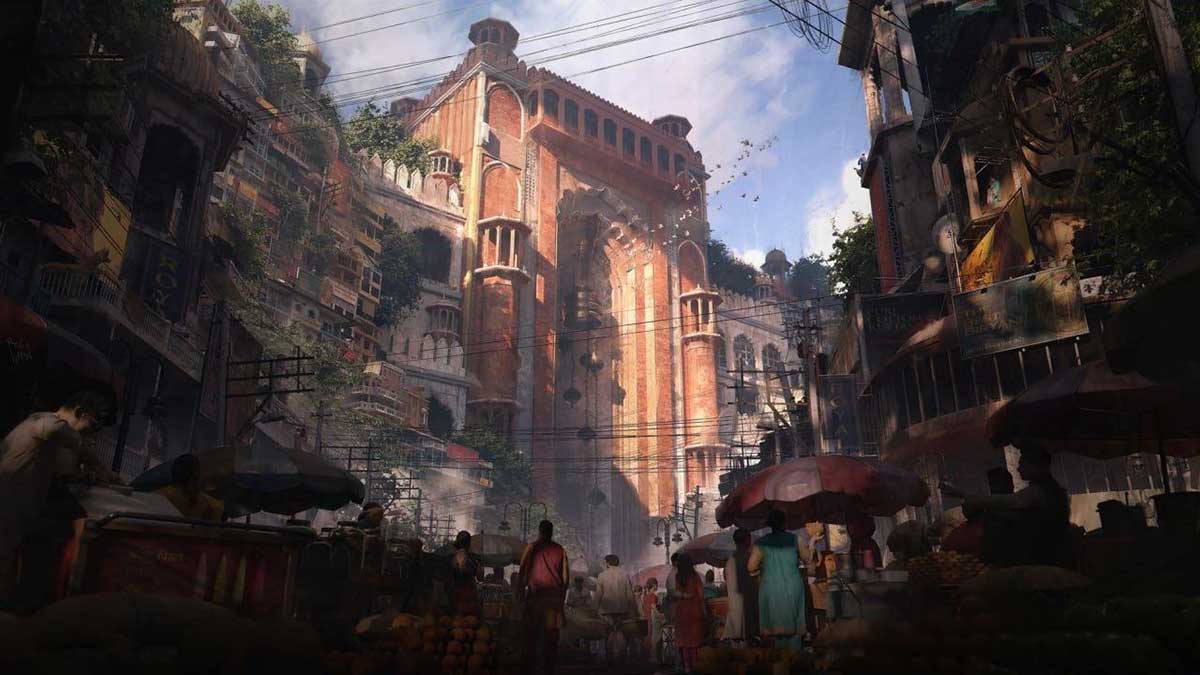 印度新德里城市楼房街道环境建筑3D模型资产(Blender,3DS MAX,FBX格式) Kitbash3D – New Delhi